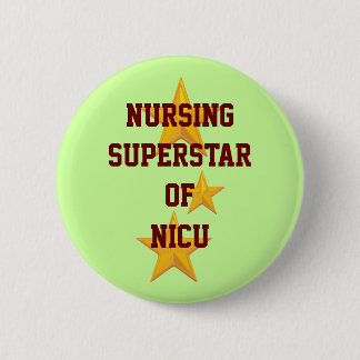 Customizable Nursing Superstar Button