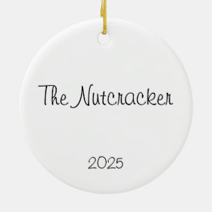 Customizable Nutcracker Fritz Keepsake Ceramic Ornament