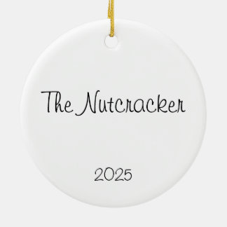 Customizable Nutcracker Fritz Keepsake Ceramic Ornament