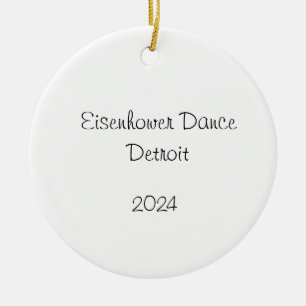 Customizable Nutcracker Mom/Snow/Flowers/Marzi Ceramic Ornament