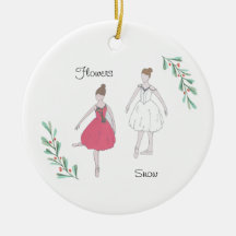Customizable Nutcracker Snow/Flowers