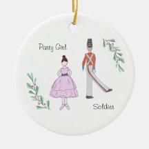 Customizable Nutcracker Soldier/Party Girl