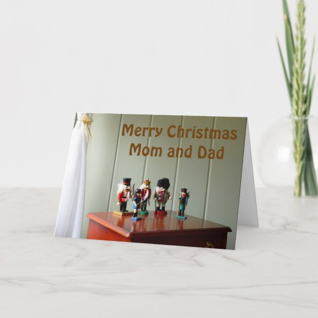Customizable Nutcrackers Holiday Card (Front)