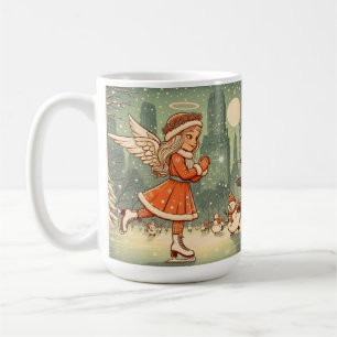 Customizable NYC Christmas Angel Coffee Mug