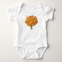 Customizable October Marigold Birthday Gift