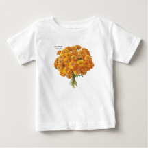 Customizable October Marigold Birthday Gift