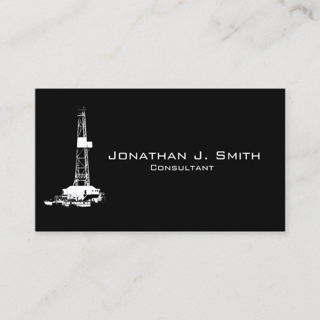 Customizable Oilfield Business Card (Front)