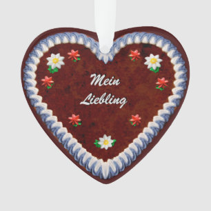 Customizable Oktoberfest Heart Ornament