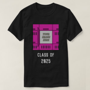 Customizable Open Locker Frame Violet T-Shirt