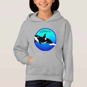 Customizable Orca - Girl's Hoodie