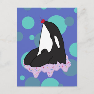Customizable Orca Killer Whale   Postcard