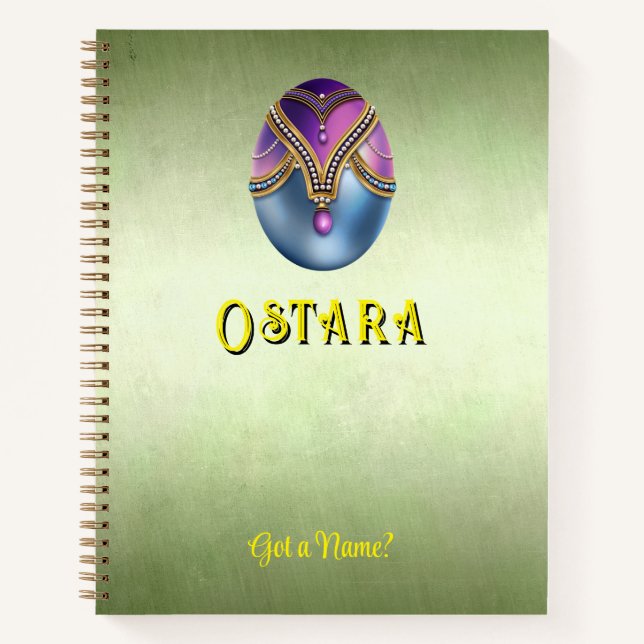 Customizable Ostara Spring Equinox Notebook (Front)
