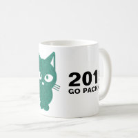 Customizable Packers Cat Mug