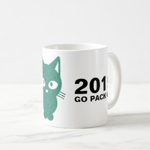 Customizable Packers Cat Mug