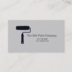 Customizable Paint Roller Painting Business Card