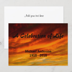 Customizable - Painted Sky Photograph Invitation