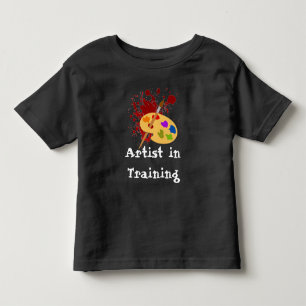 Customizable Painter Print Toddler T-Shirt