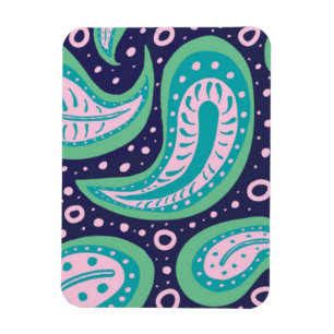 Customizable Paisley Magnet