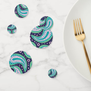 Customizable Paisley Table Confetti