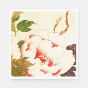 CUSTOMIZABLE PAPER NAPKIN WHITE FLOWER