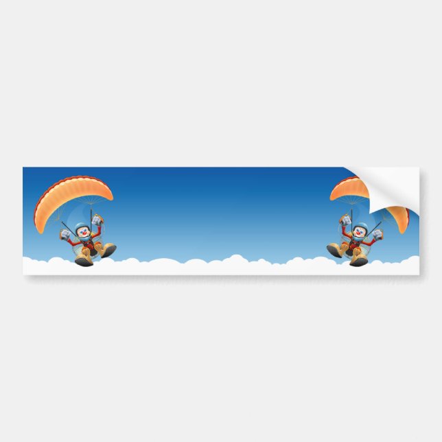 Customizable Paramotor Bumper Sticker (Front)