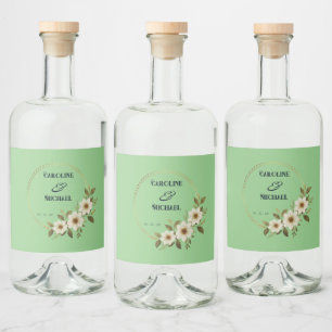 Customizable Party Wedding Liquor Bottle Label