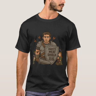 CUSTOMIZABLE "Party's Meat Shield" T-Shirt