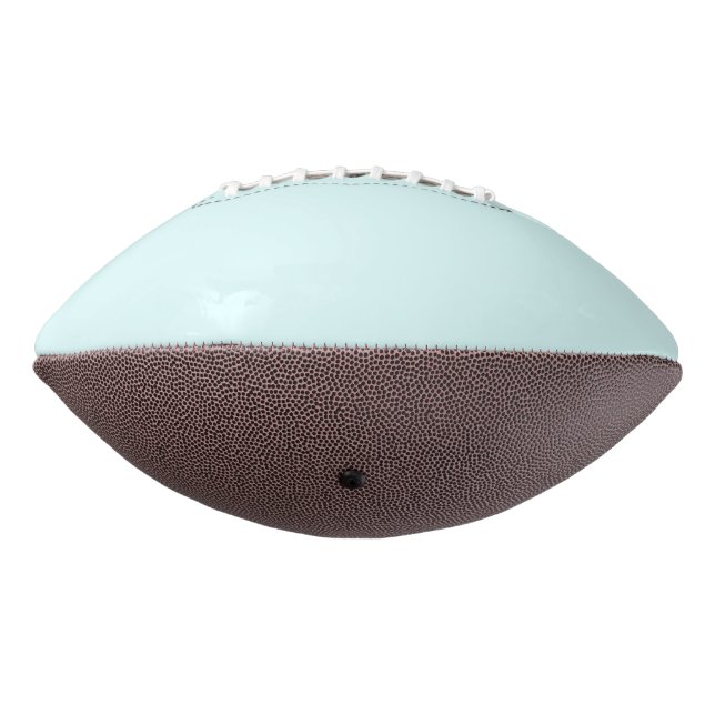 Customizable Pastel Blue Football (Rotated 270)