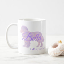 Customizable Pastel Purple Cavalier King Charles  