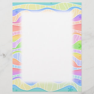 Customizable PASTEL RAINBOW STRIPES FLYER