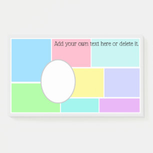 Customizable Patchwork Post-It Note Pad