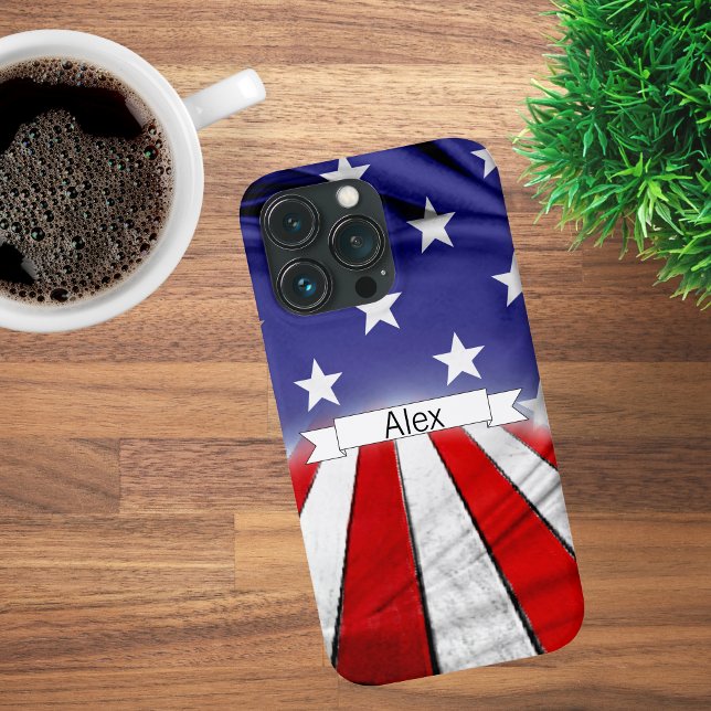Customizable Patriotic American Flag Case-Mate iPhone Case (Creator Uploaded)