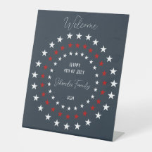 Customizable Patriotic Party Welcome 