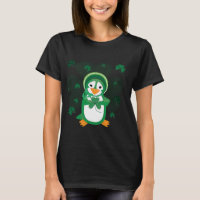 Customizable Patsy Penguin St. Patrick's Day Shirt