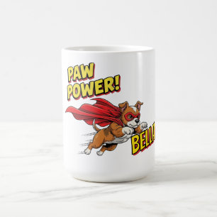 Customizable Paw Power Super Dog Coffee Mug