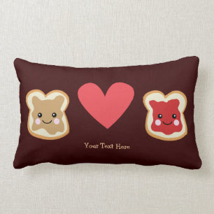 Customizable PB & J Lumbar Pillow