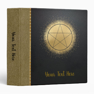 Customizable Pentacle and Lunar Phase Binder