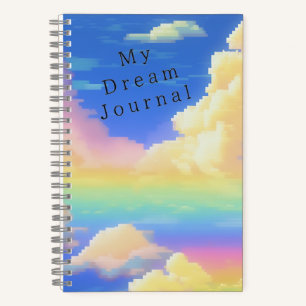 Customizable Personal Dream Journal Cloudy Pixels