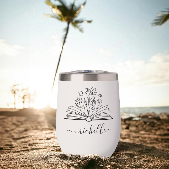 Customizable Personal Floral Book Reader Teacher  (Creator Uploaded)