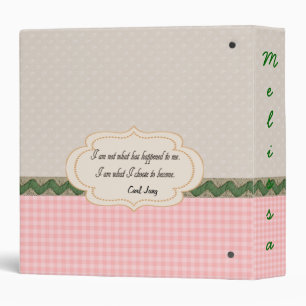 Customizable Personal Journal / Diary Binder