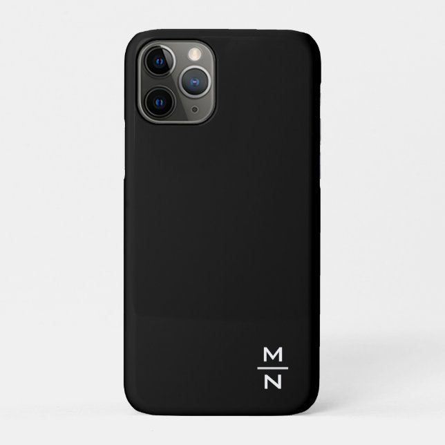 Customizable personal monogram Case-Mate iPhone case (Back)