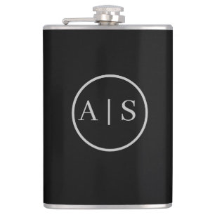 Customizable personal name hip flask