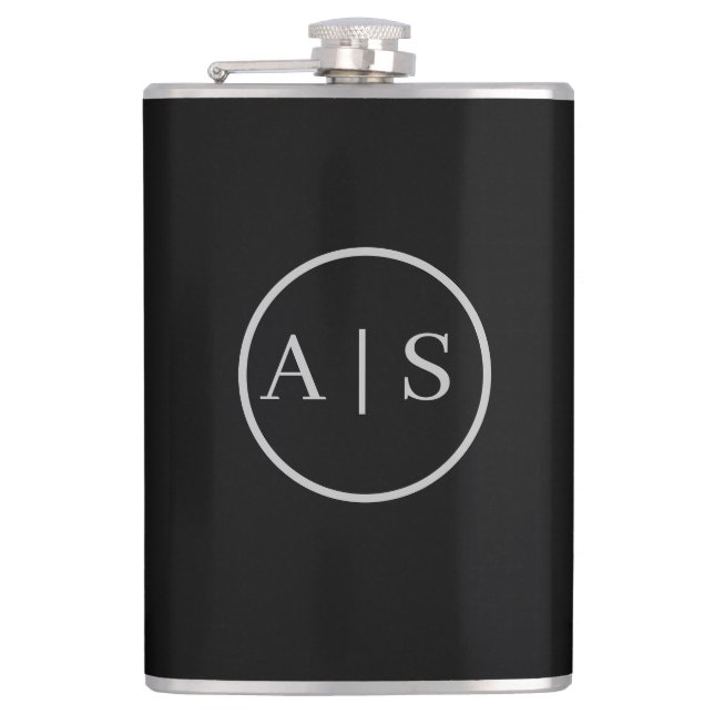 Customizable personal name hip flask (Front)