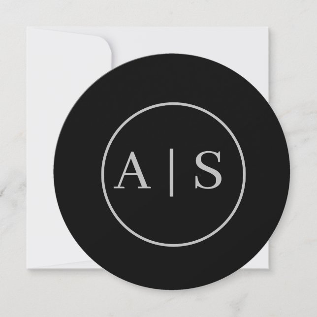 Customizable personal name invitation (Front)