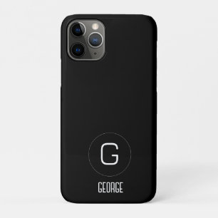 Customizable personal name logo iPhone 11 pro case