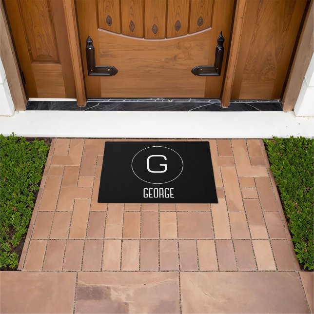 Customizable personal name logo  doormat (Outdoor)