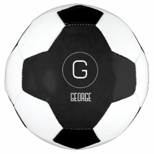 Customizable personal name logo  soccer ball