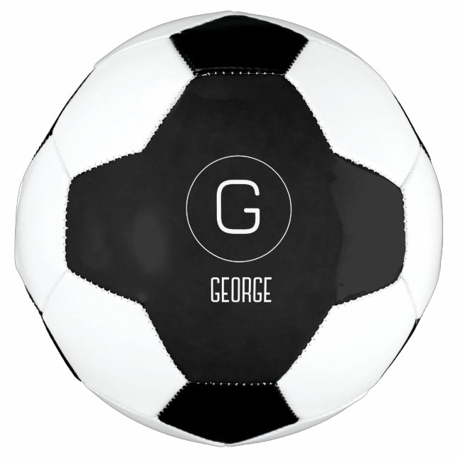 Customizable personal name logo  soccer ball (Front)