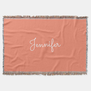 Customizable personal name, Personal name Throw Blanket