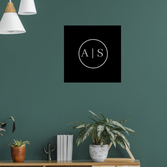 Customizable personal name poster (Living Room 1)